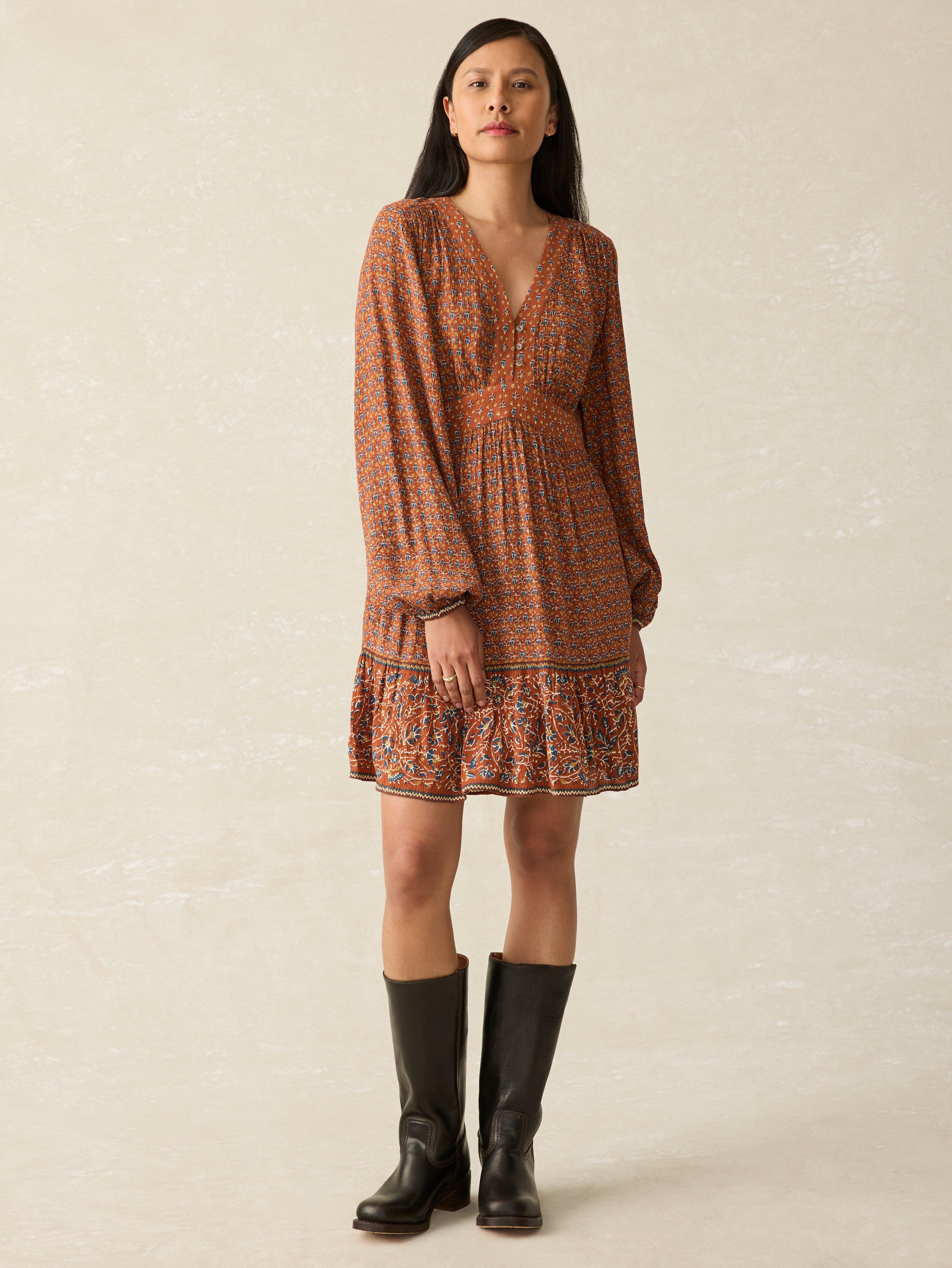 Woodstock Dress - Chestnut Blossom