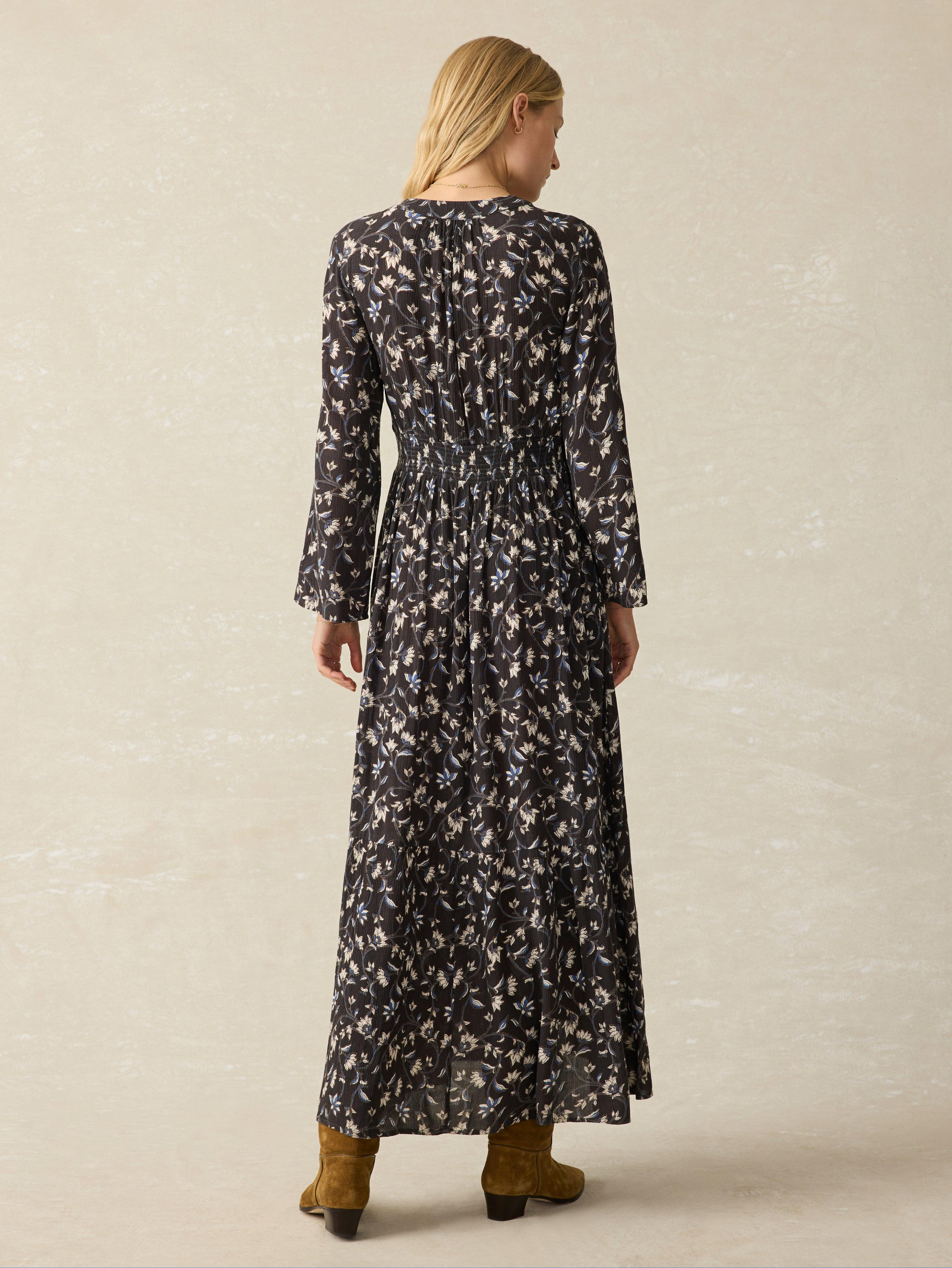 Dakota Dress - Blue Jasmine Floral