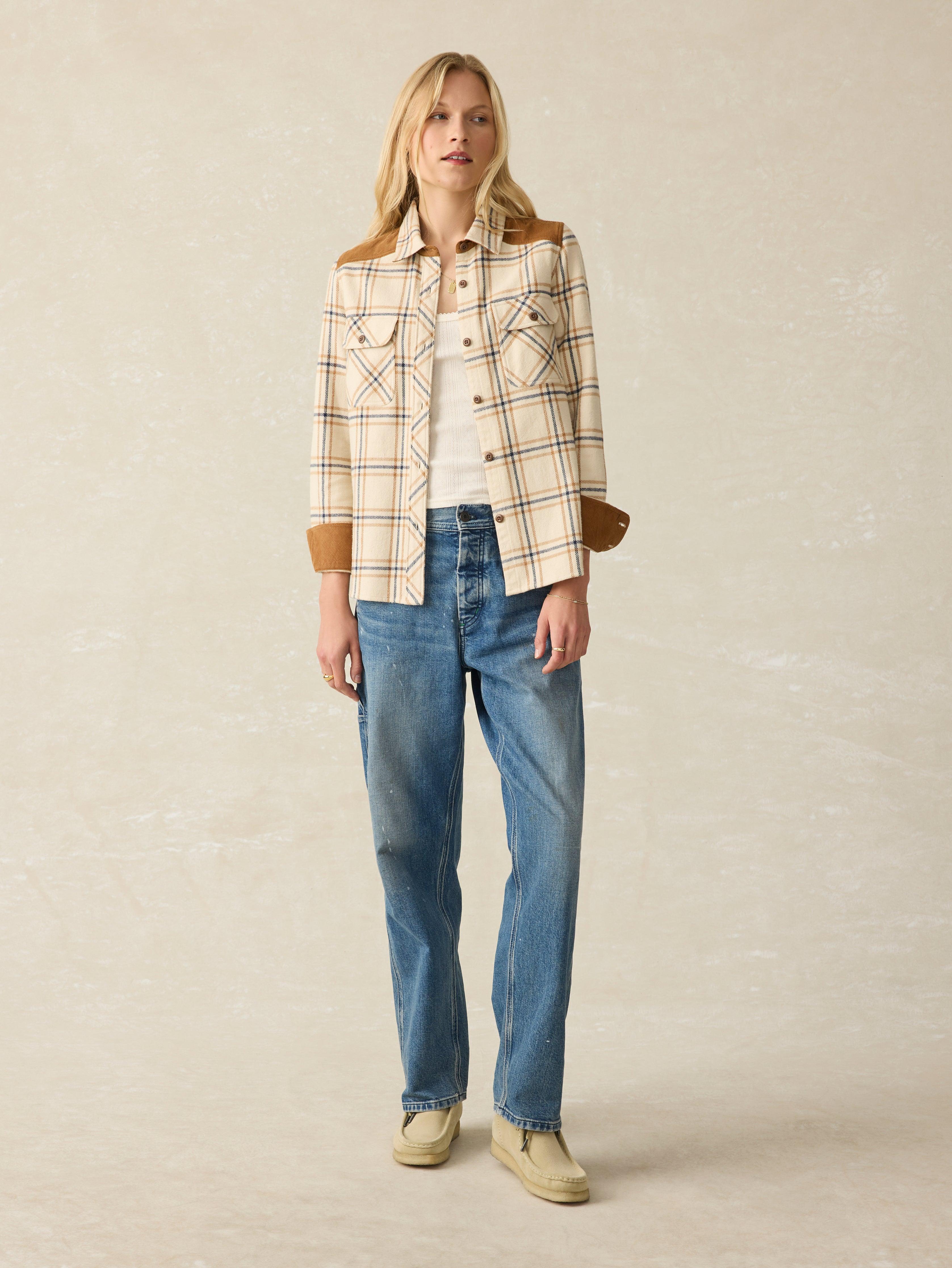 Daly Shirt - Sand Dune Plaid