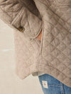 Epic Quilted Fleece Shirt Jacket - Mink Heather