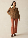 Doug Good Feather Corduroy Jacket - Cord Brown