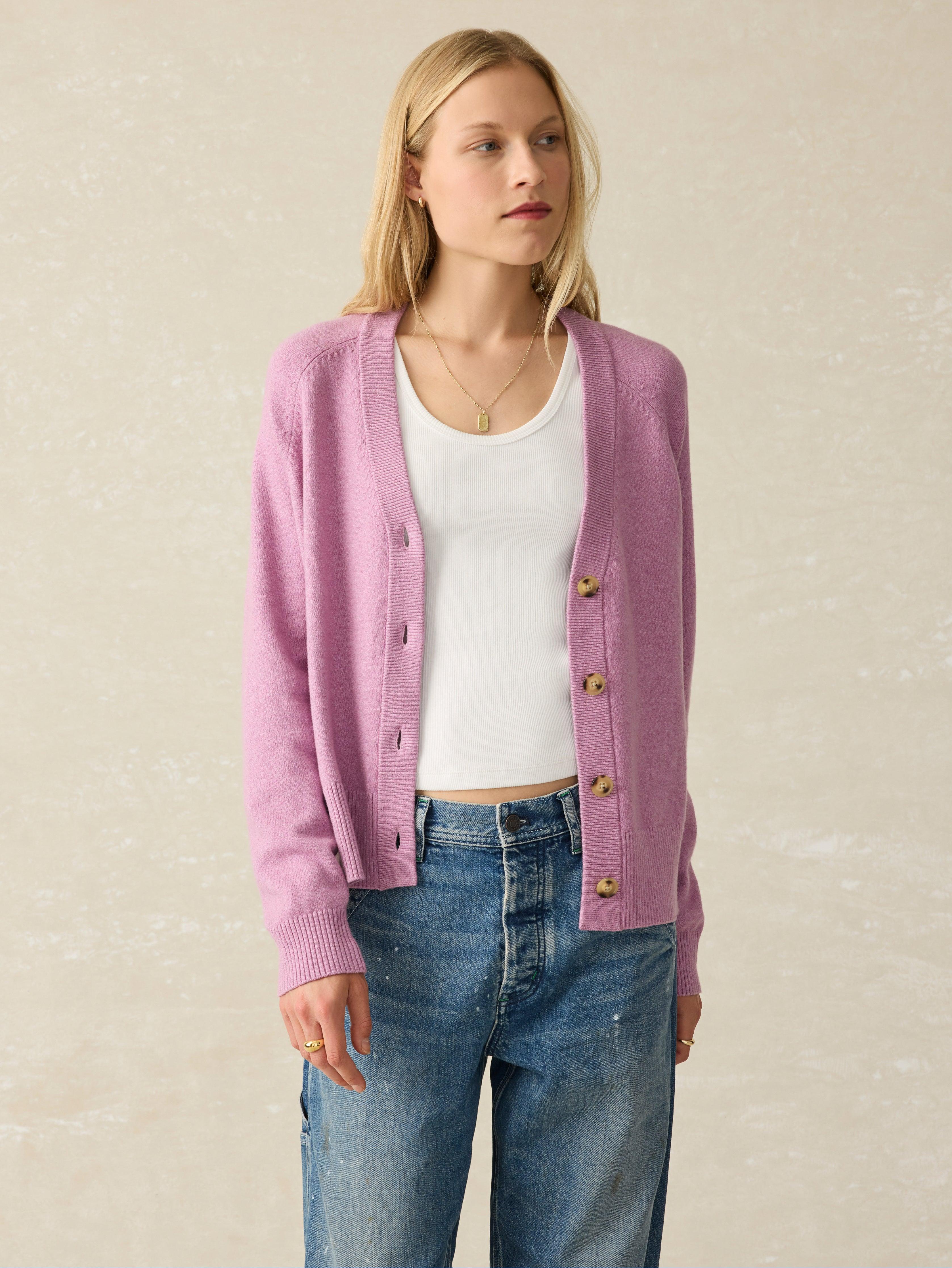 Jackson Cardigan - Orchid Haze Heather