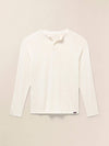 Long-Sleeve Cloud Henley (Tall) - Ivory Heather