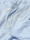 Long-Sleeve Cloud Henley (Tall) - Light Blue Heather