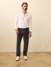 Stretch Terry Corduroy 5 Pocket - Steel River