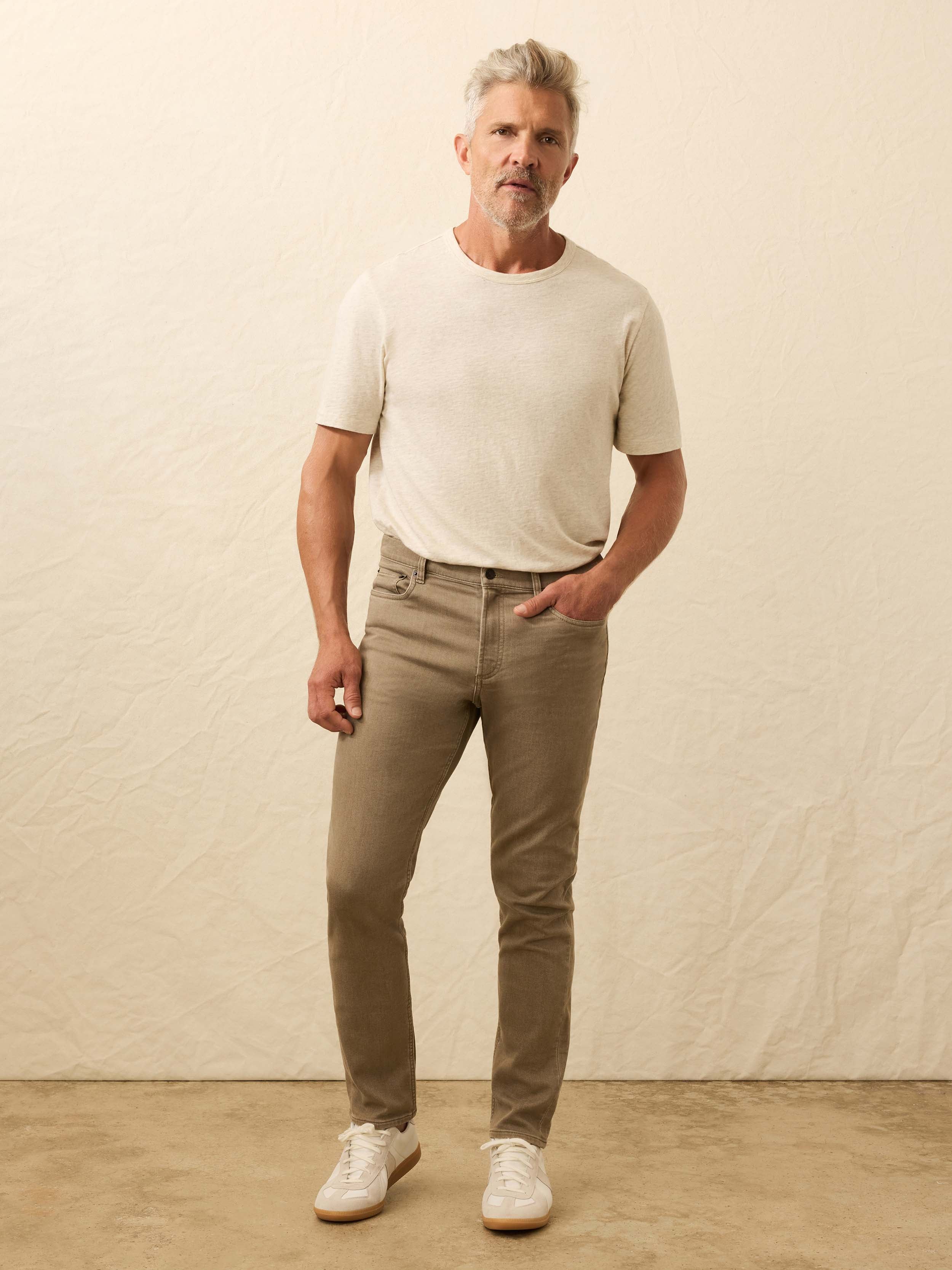 Stretch Terry 5-Pocket - Dark Rye