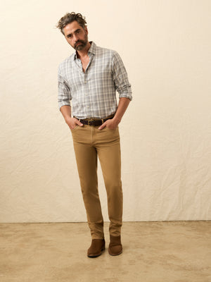 Stretch Terry 5-Pocket - Elk Brown