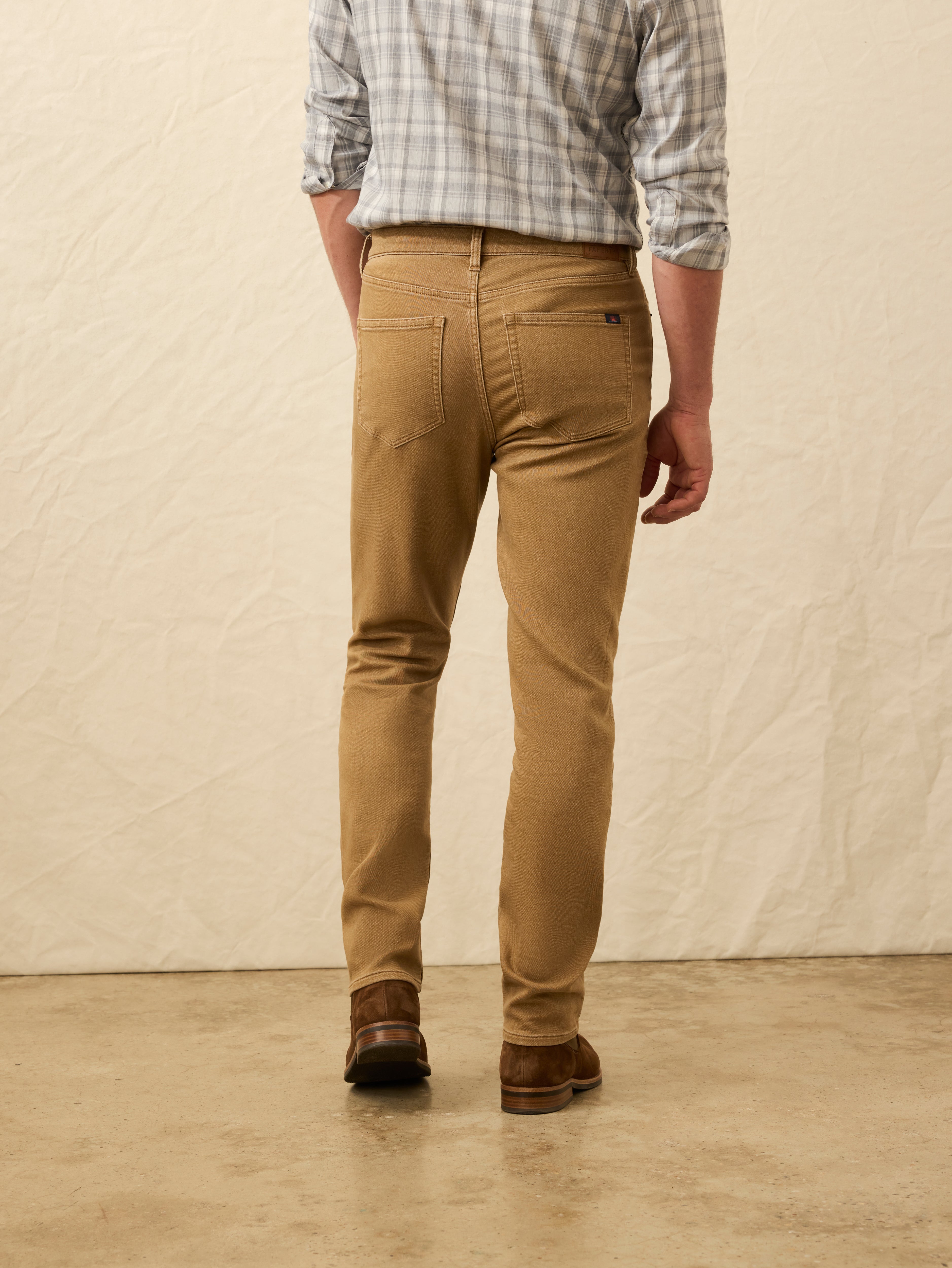Stretch Terry 5-Pocket - Elk Brown