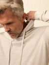 Sunwashed Midweight Organic Hoodie - Oat Plains Heather