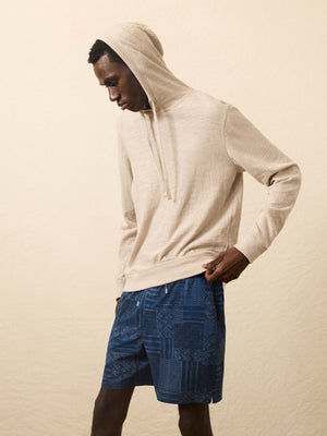 Sunwashed Midweight Organic Hoodie - Oat Plains Heather