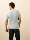 Short Sleeve Movement Pique Polo - Huron Blue Melange