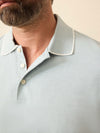 Short Sleeve Movement Pique Polo - Huron Blue Melange