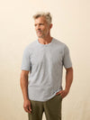 Sunwashed Regenerative Tee - Ice Plunge Stripe