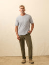 Sunwashed Regenerative Tee - Ice Plunge Stripe