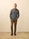 Long-Sleeve Movement™ Polo - Moonlight Point Stripe