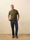 Nazare Sunwashed Tee - Fall Evergreen