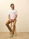 Nazare Sunwashed Tee - White