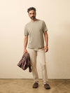 Sunwashed Regenerative Pocket Tee - Coastal Sage