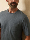 Sunwashed Regenerative Pocket Tee - Rough Waters