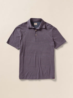Sunwashed T-Shirt Polo - Searock Fire Stripe