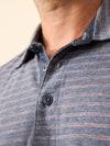 Sunwashed T-Shirt Polo - Searock Fire Stripe