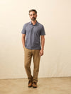 Sunwashed T-Shirt Polo - Searock Fire Stripe
