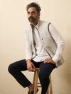 Epic Quilted Fleece Vest - Ivory Peak Heather