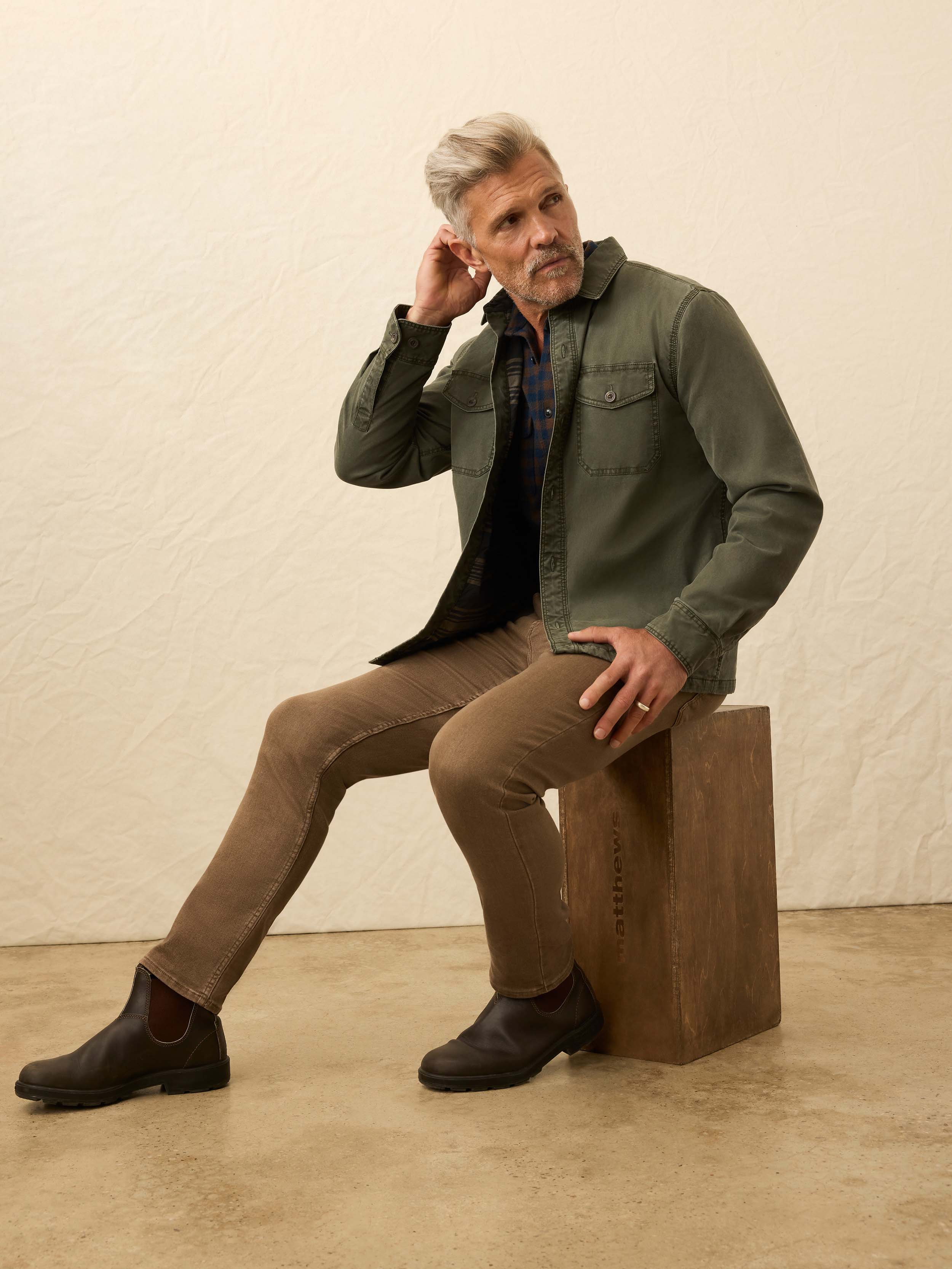 Lakeside CPO - Fall Evergreen | Faherty Brand Lakeside CPO - Fall Evergreen | Faherty Brand