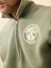 Winter Swell Quarter Zip - Mavericks Olive