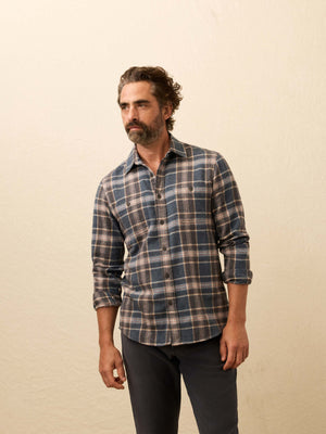 Heirloom Portuguese Flannel Shirt - Santa Cruz Plaid