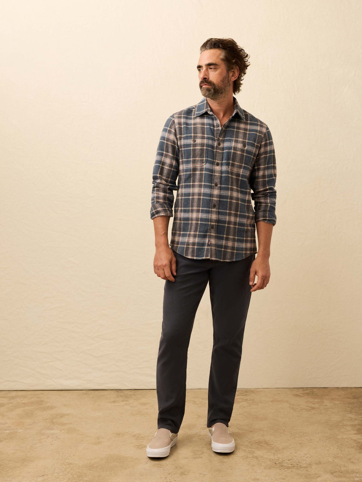 Body Flannels Heirloom Portuguese Flannel Shirt - Santa Cruz Plaid