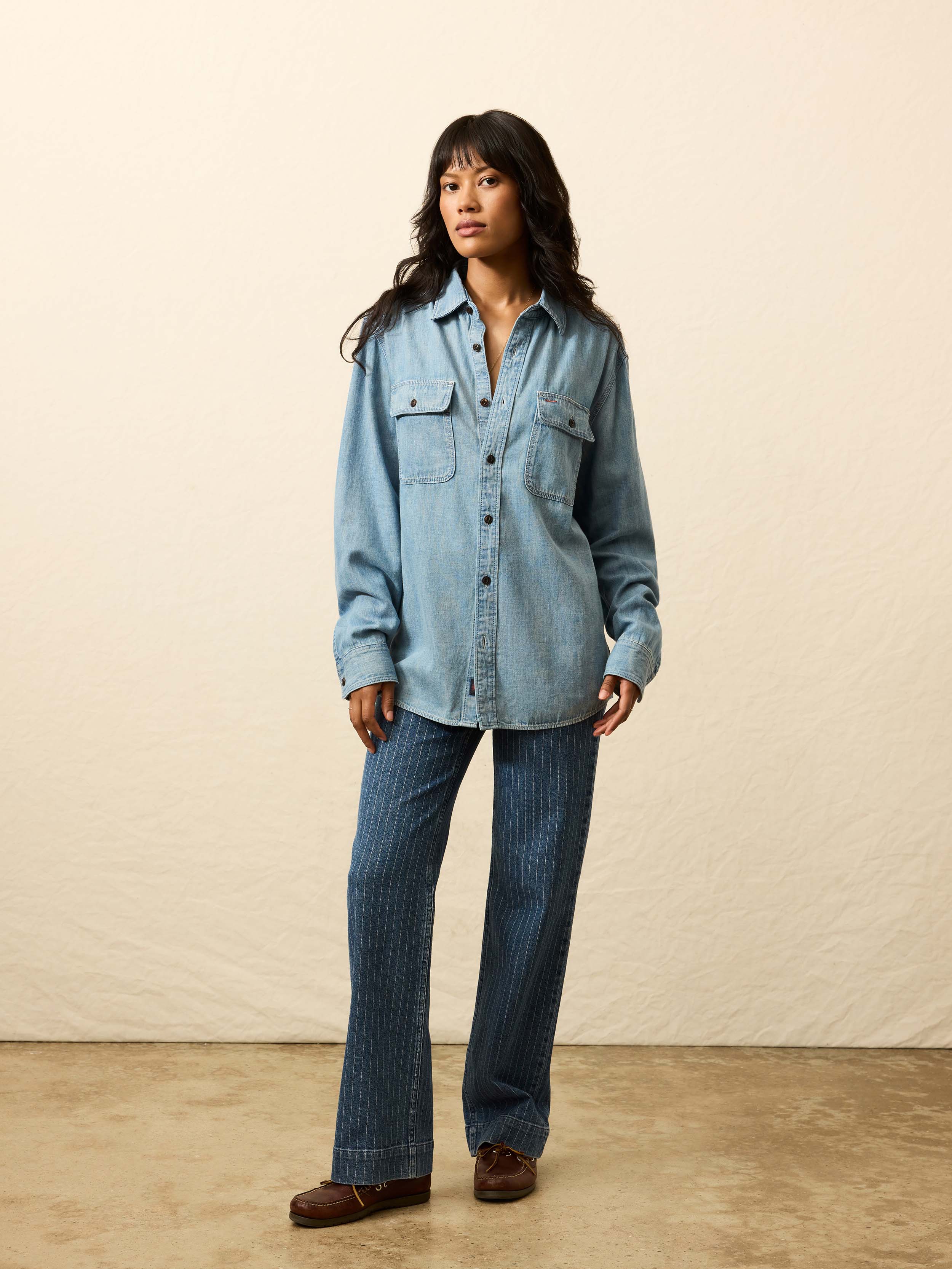 Steven Paul Judd Thunderbird Denim Workshirt - Rainy Mountain Wash