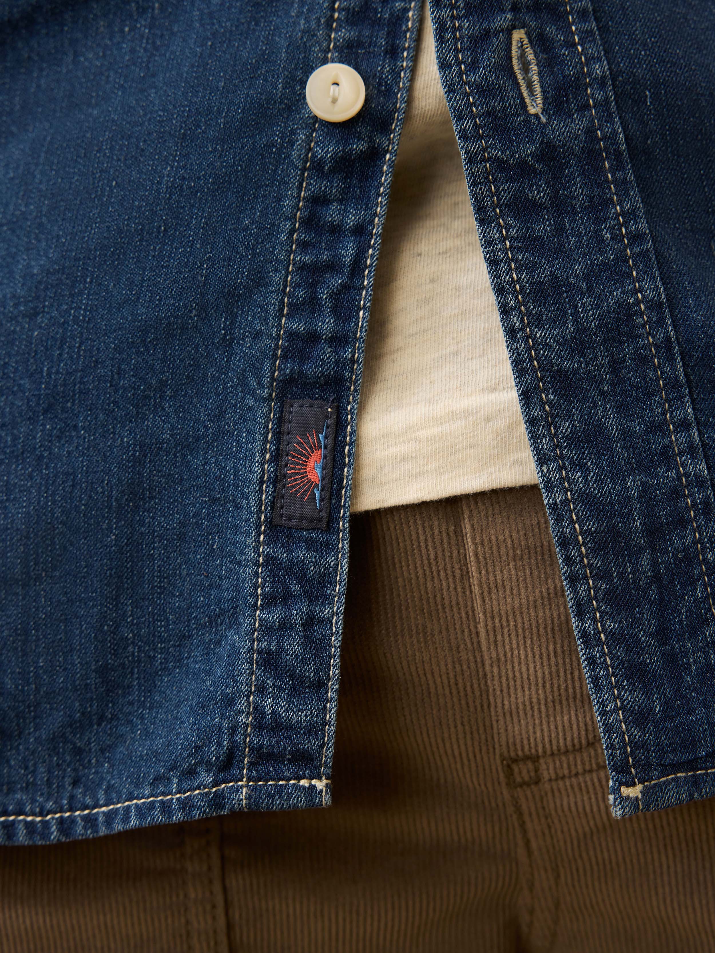 Tried & True Chambray Workshirt - Night Lagoon Wash