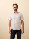 Short-Sleeve Movement™ Monterey Shirt - Ivory Sky Rainforest