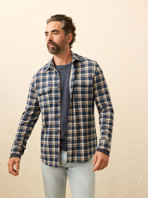 Legend Sweater Shirt - Golden Lake Plaid