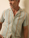 Short-Sleeve Oasis Shirt - Sequoia Lake Stripe