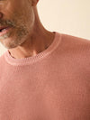 Sunwashed Crewneck Sweater - Dusty Sienna