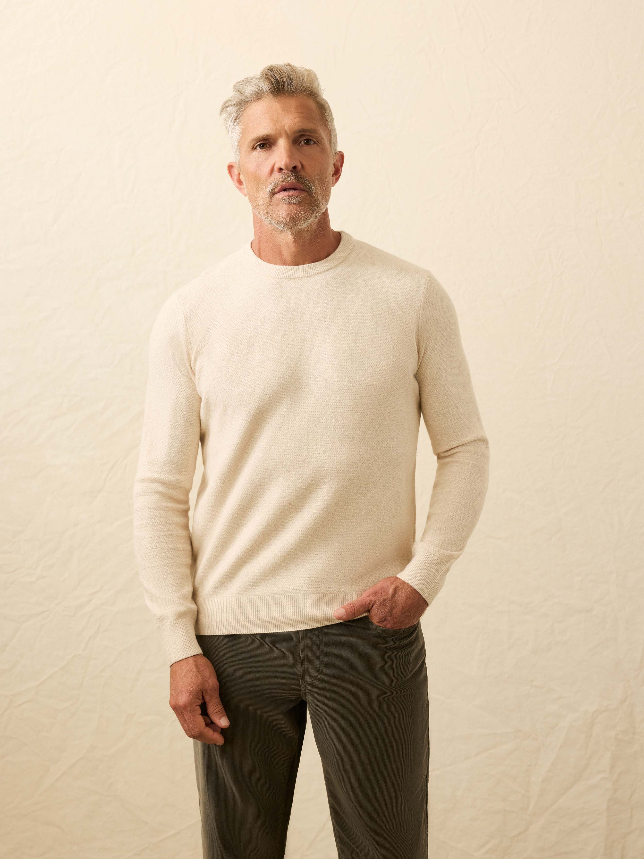 Jackson Crew Sweater - Ivory Sky Feeder