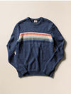 Heirloom Crewneck Sweater - Navy Lake Torch Stripe