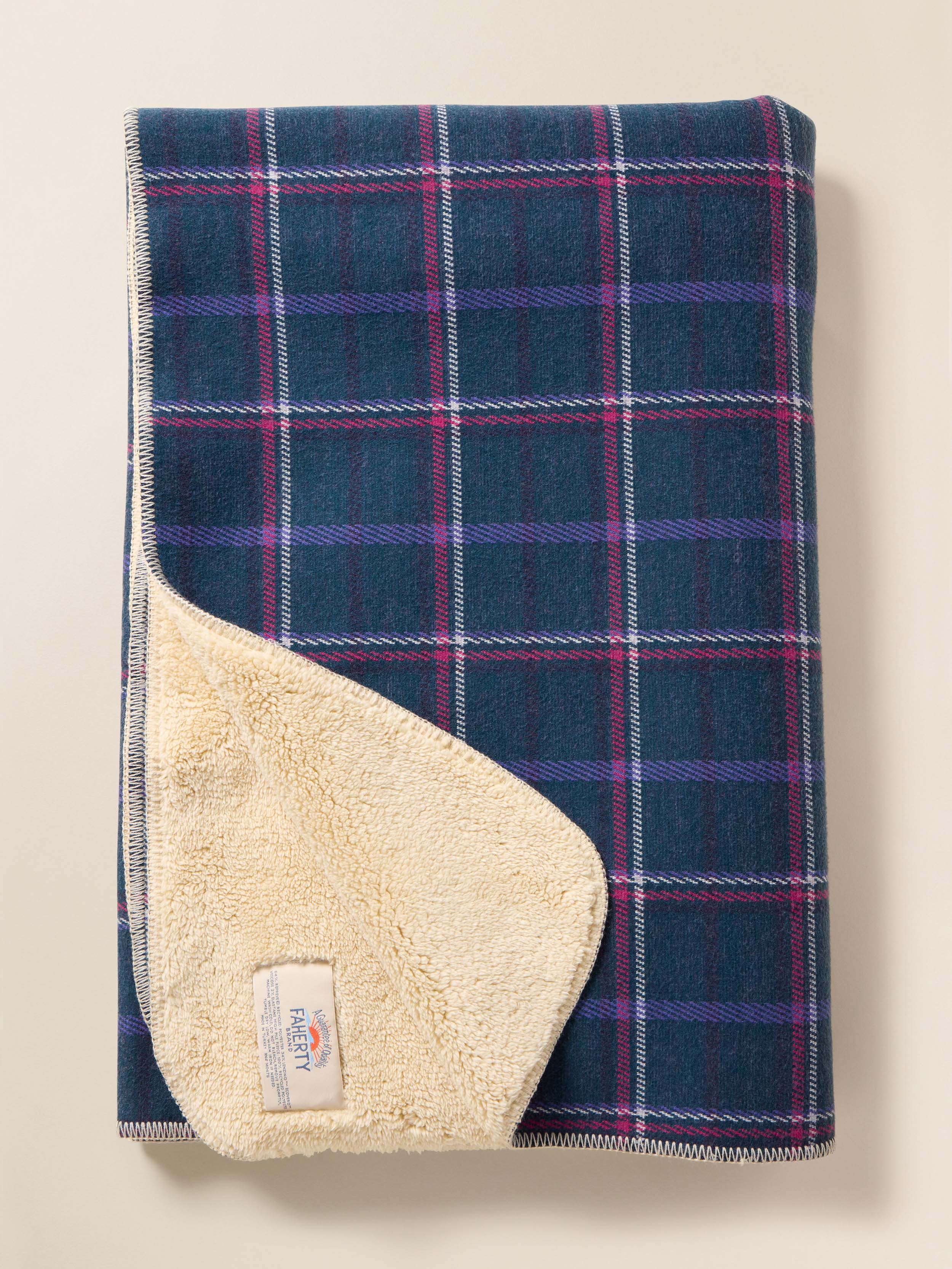 Legend High Pile Fleece Blanket - Northern Lights Plaid