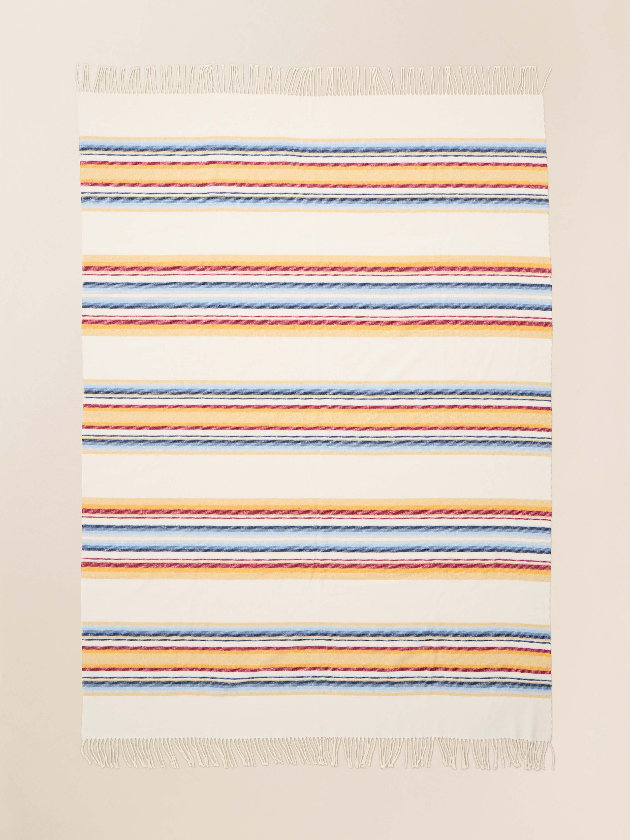 Brushed Recycled Cotton Blanket - Daybreak Ombre