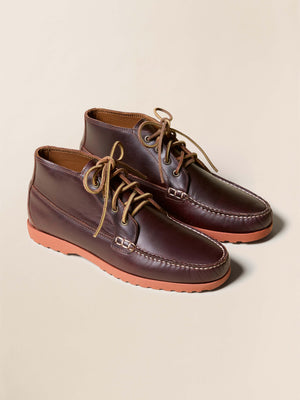 Quoddy X Faherty Telos Chukka Brown Chromexcel Faherty Brand