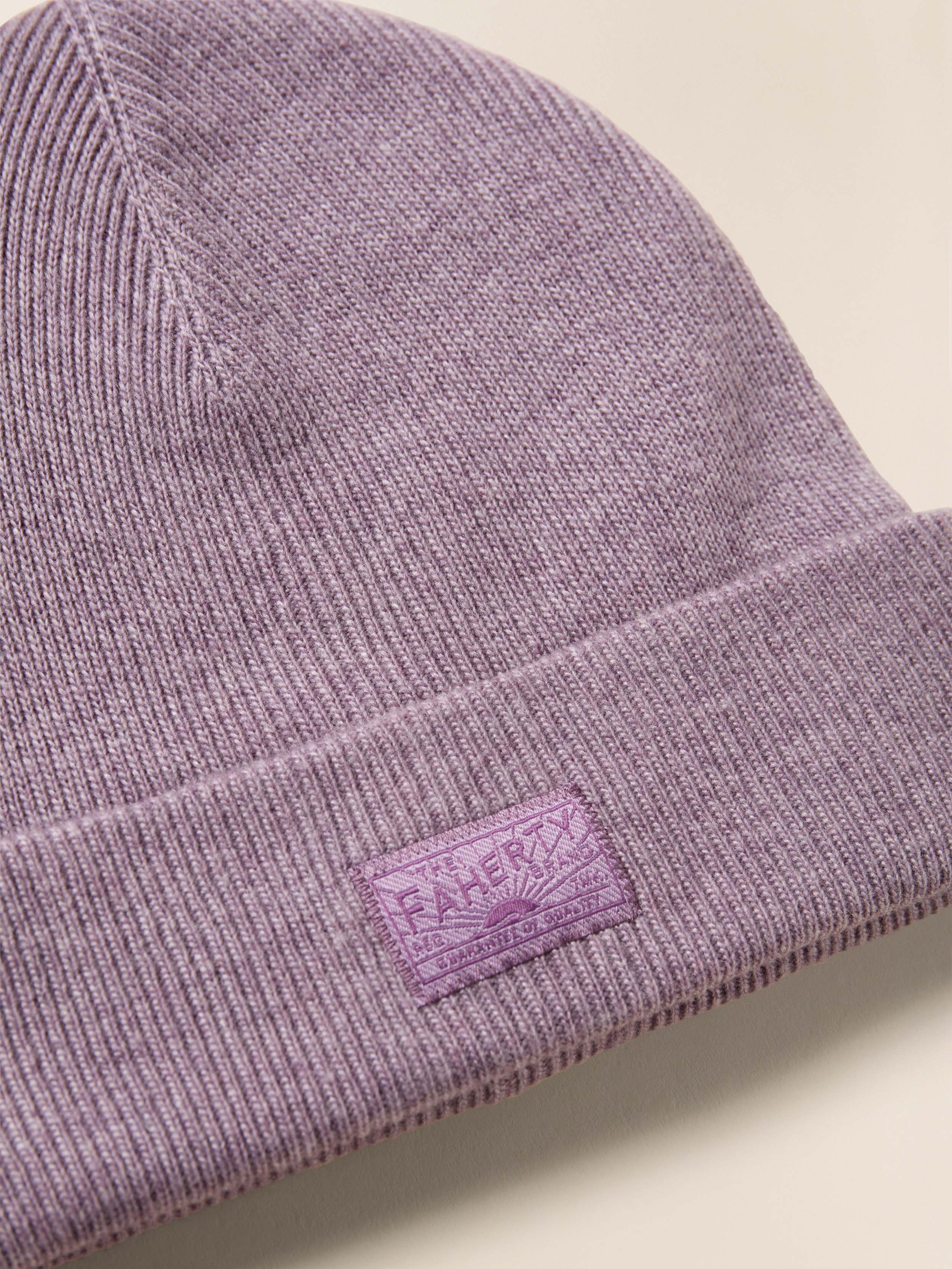 Faherty Essential Beanie - Vintage Violet