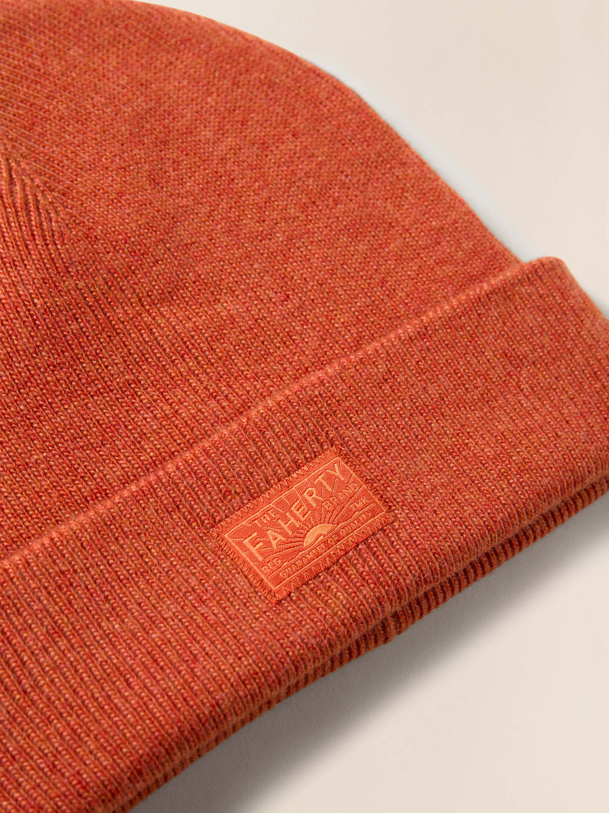 NWT Faherty Marled Cable Beanie Hat in Driftwood Faherty Essential Beanie - Black | Faherty Brand main image 4