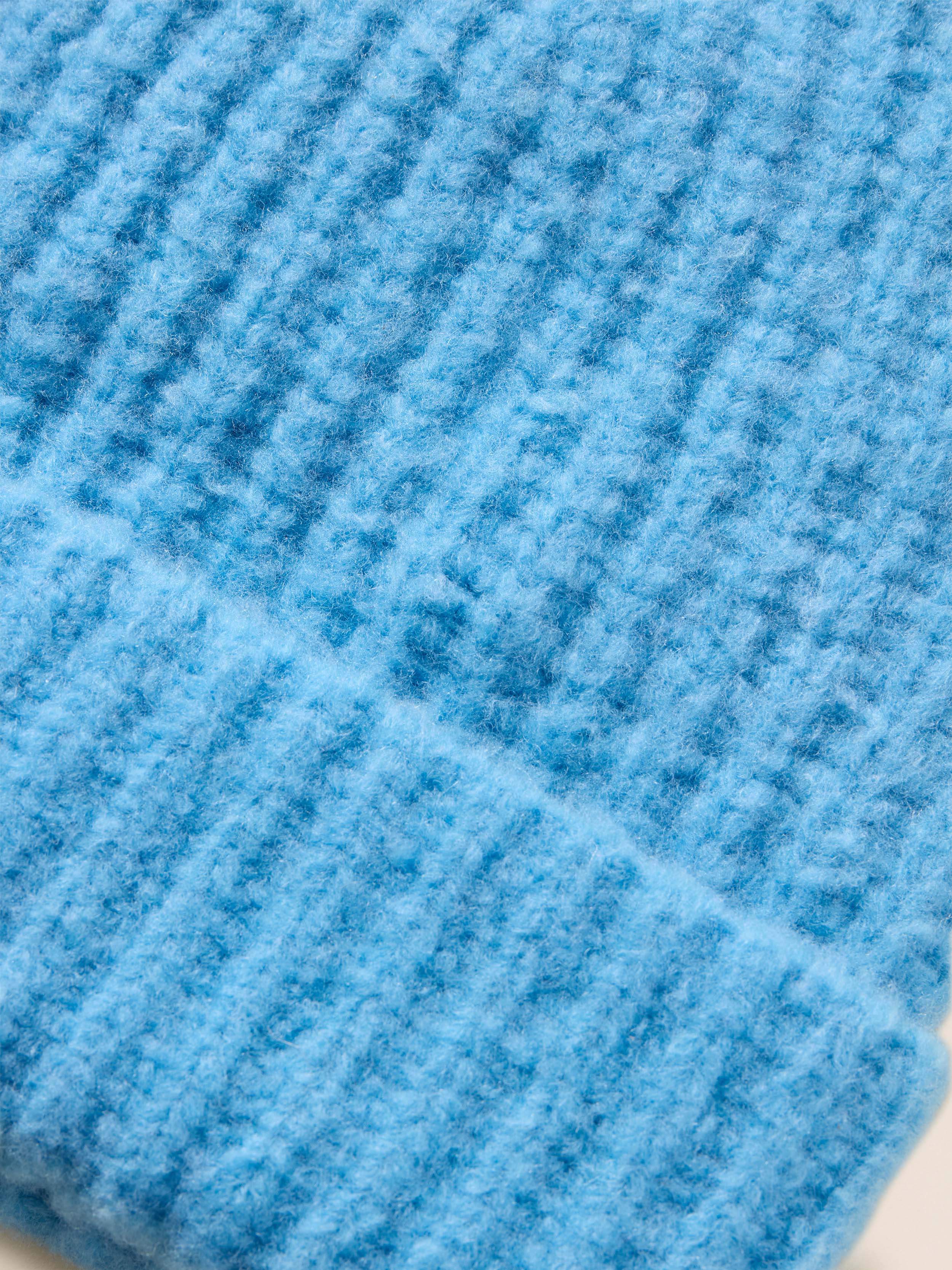 Alpine Cozy Beanie - Lake Blue