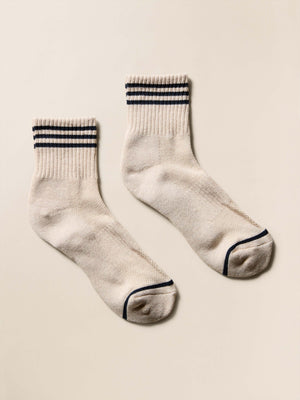 Le Bon Shoppe Girlfriend Sock - Oatmeal