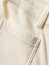 Stretch Terry Cord Patch Pocket Pant - Egret