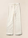 Stretch Terry Cord Patch Pocket Pant - Egret