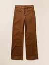 Stretch Terry Cord Patch Pocket Pant - Cord Brown