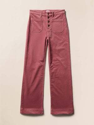 Stretch Terry Cord Patch Pocket Pant - Sedona